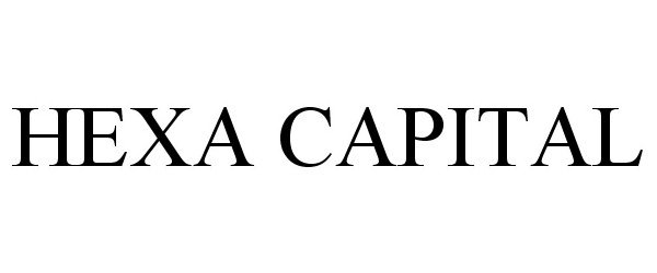 Trademark Logo HEXA CAPITAL