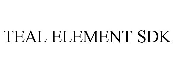 Trademark Logo TEAL ELEMENT SDK