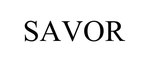 Trademark Logo SAVOR