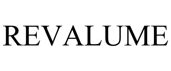Trademark Logo REVALUME