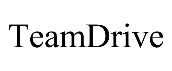 Trademark Logo TEAMDRIVE