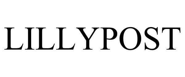 Trademark Logo LILLYPOST
