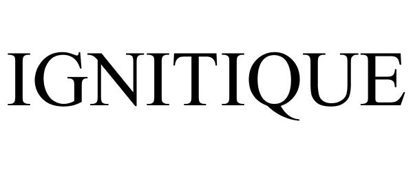 Trademark Logo IGNITIQUE