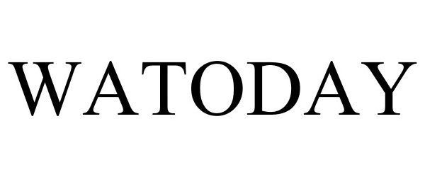Trademark Logo WATODAY