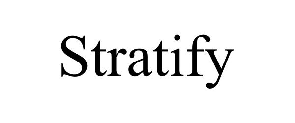 Trademark Logo STRATIFY