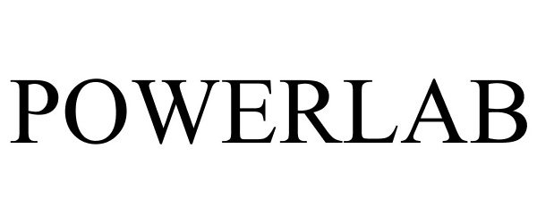 Trademark Logo POWERLAB