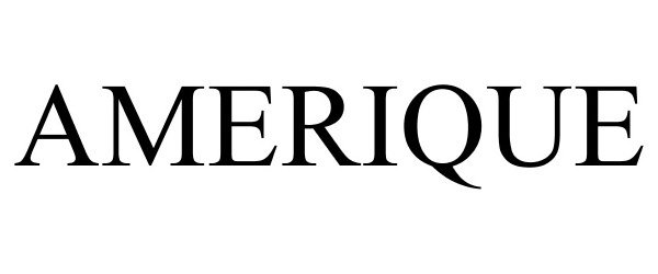 Trademark Logo AMERIQUE