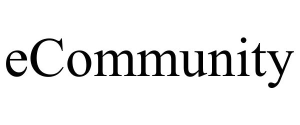 Trademark Logo ECOMMUNITY