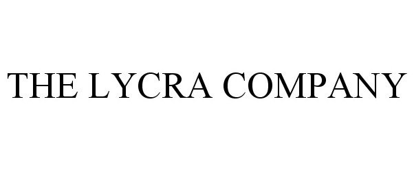 Trademark Logo THE LYCRA COMPANY