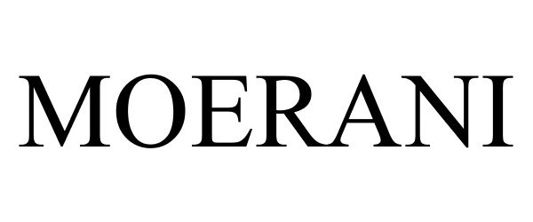 Trademark Logo MOERANI