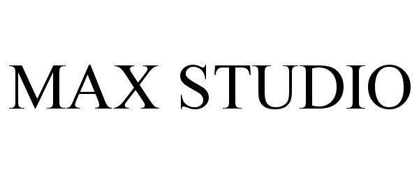 Trademark Logo MAX STUDIO