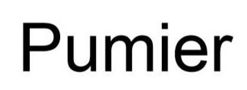 Trademark Logo PUMIER