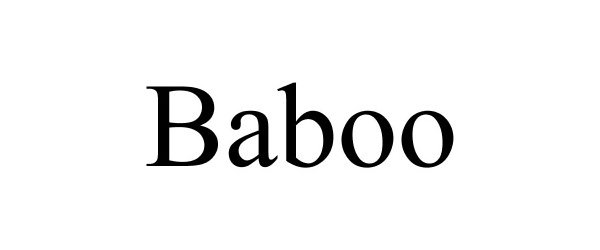 Trademark Logo BABOO