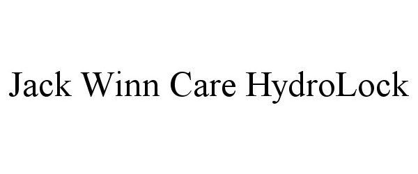 Trademark Logo JACK WINN CARE HYDROLOCK