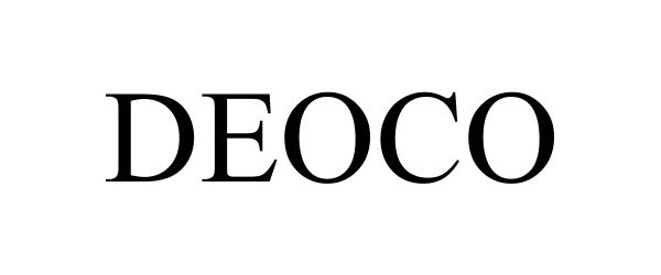 Trademark Logo DEOCO