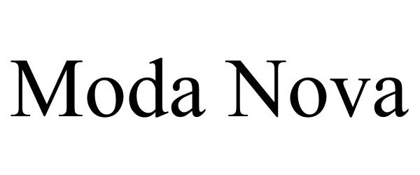 Trademark Logo MODA NOVA