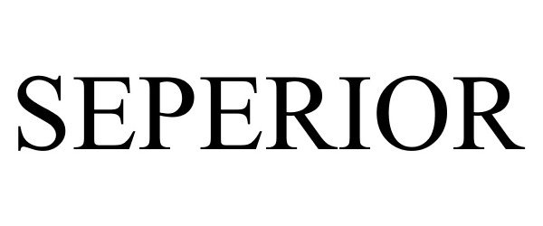 Trademark Logo SEPERIOR