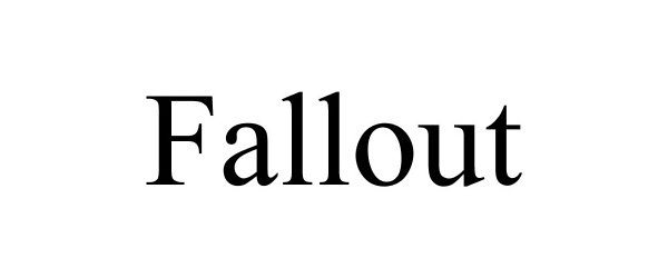 Trademark Logo FALLOUT