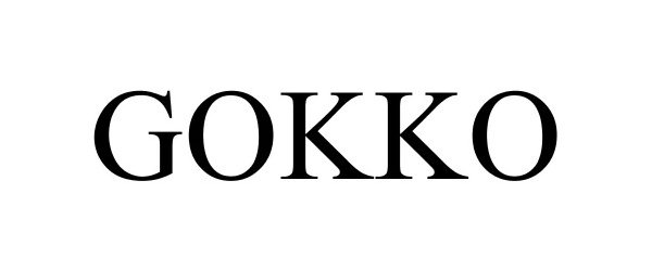 Trademark Logo GOKKO