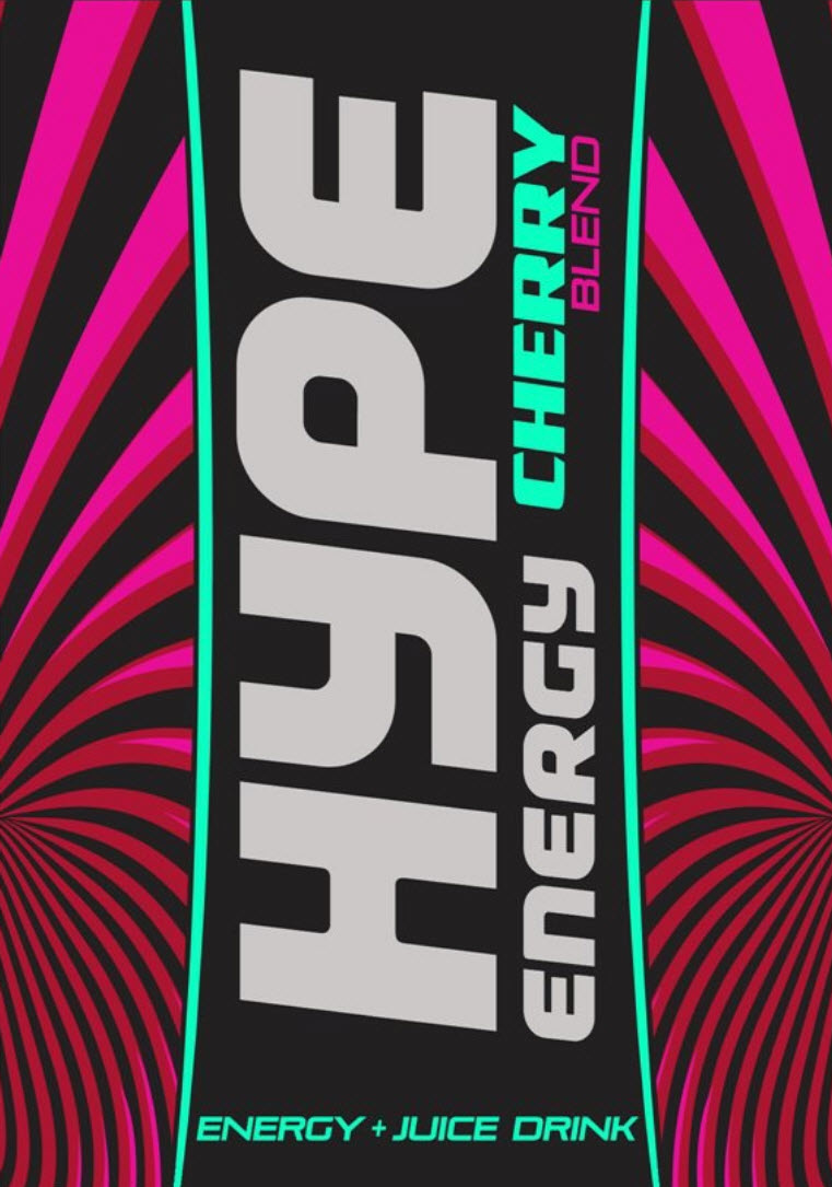  HYPE ENERGY CHERRY BLEND ENERGY + JUICE DRINK