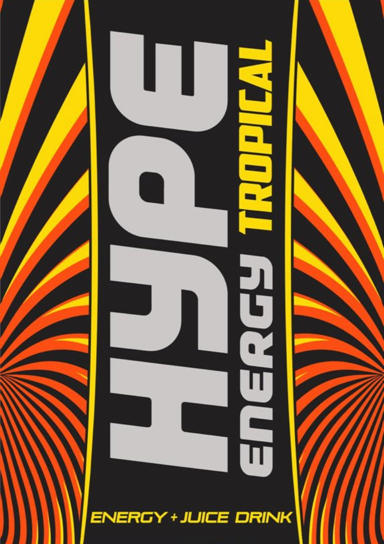  HYPE ENERGY TROPICAL ENERGY + JUICE DRINK