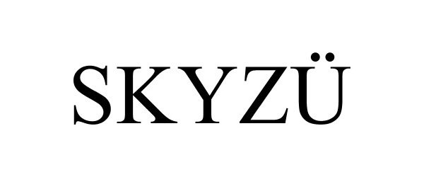 Trademark Logo SKYZÜ