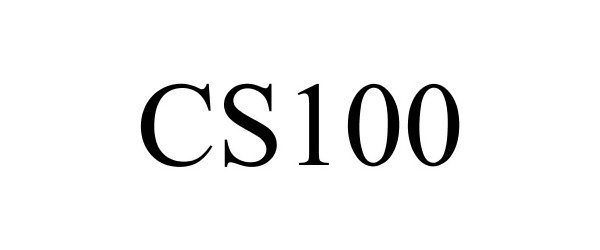 Trademark Logo CS100