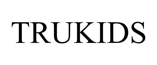 Trademark Logo TRUKIDS
