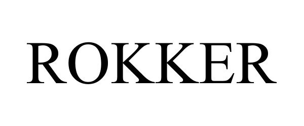 Trademark Logo ROKKER