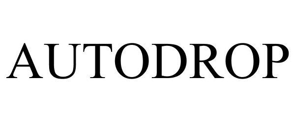 Trademark Logo AUTODROP