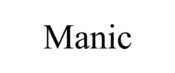 Trademark Logo MANIC