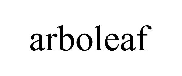 Trademark Logo ARBOLEAF
