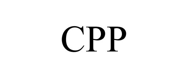Trademark Logo CPP