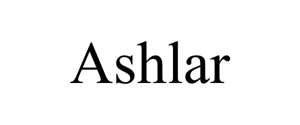 Trademark Logo ASHLAR