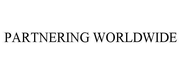 Trademark Logo PARTNERING WORLDWIDE