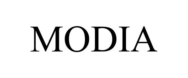 Trademark Logo MODIA