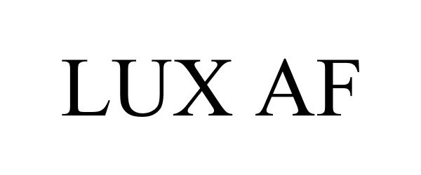 Trademark Logo LUX AF
