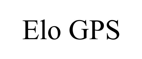 Trademark Logo ELO GPS