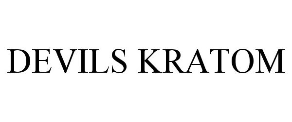 Trademark Logo DEVILS KRATOM
