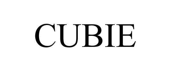 Trademark Logo CUBIE