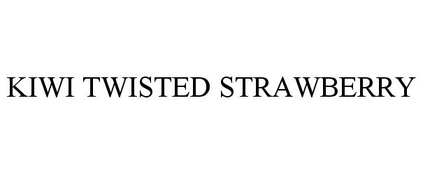 Trademark Logo KIWI TWISTED STRAWBERRY