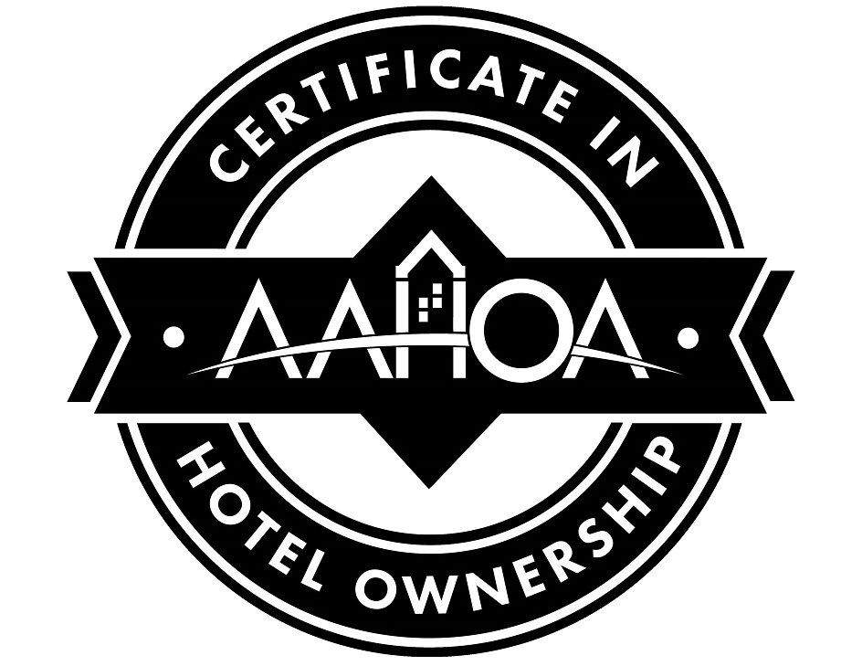 Trademark Logo AAHOA CERTIFICATE IN HOTEL OWNERSHIP