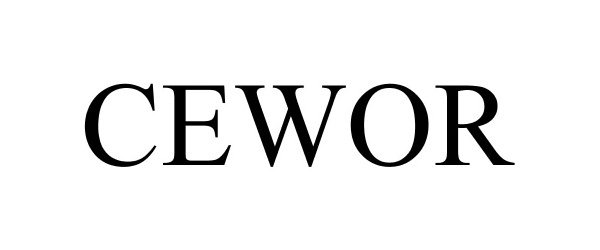 Trademark Logo CEWOR