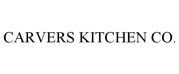  CARVERS KITCHEN CO.