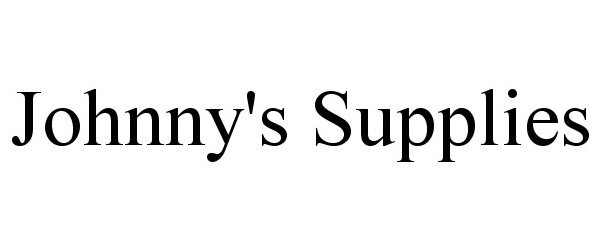 Trademark Logo JOHNNY'S SUPPLIES