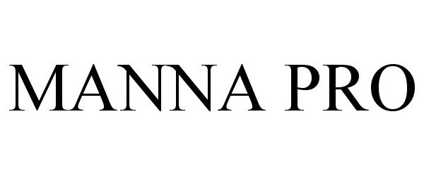 Trademark Logo MANNA PRO