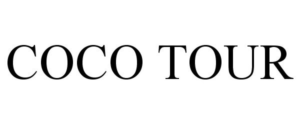 Trademark Logo COCO TOUR