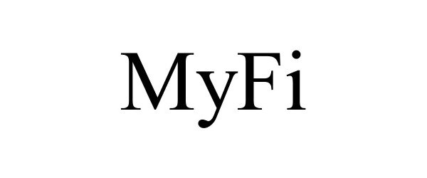 Trademark Logo MYFI