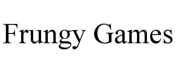  FRUNGY GAMES