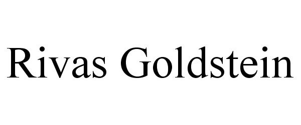 Trademark Logo RIVAS GOLDSTEIN